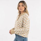 Jersey de Cuadros con Botones