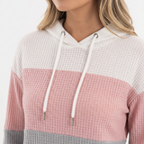Sudadera con Diseño de Bloques