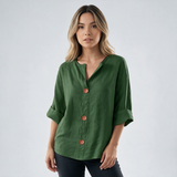 Blusa de Algodón y Lino