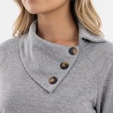 Sudadera con Detalle de Cuello