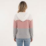 Sudadera con Diseño de Bloques