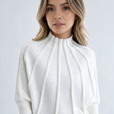 Jersey Cuello Alto con Manga Murciélago