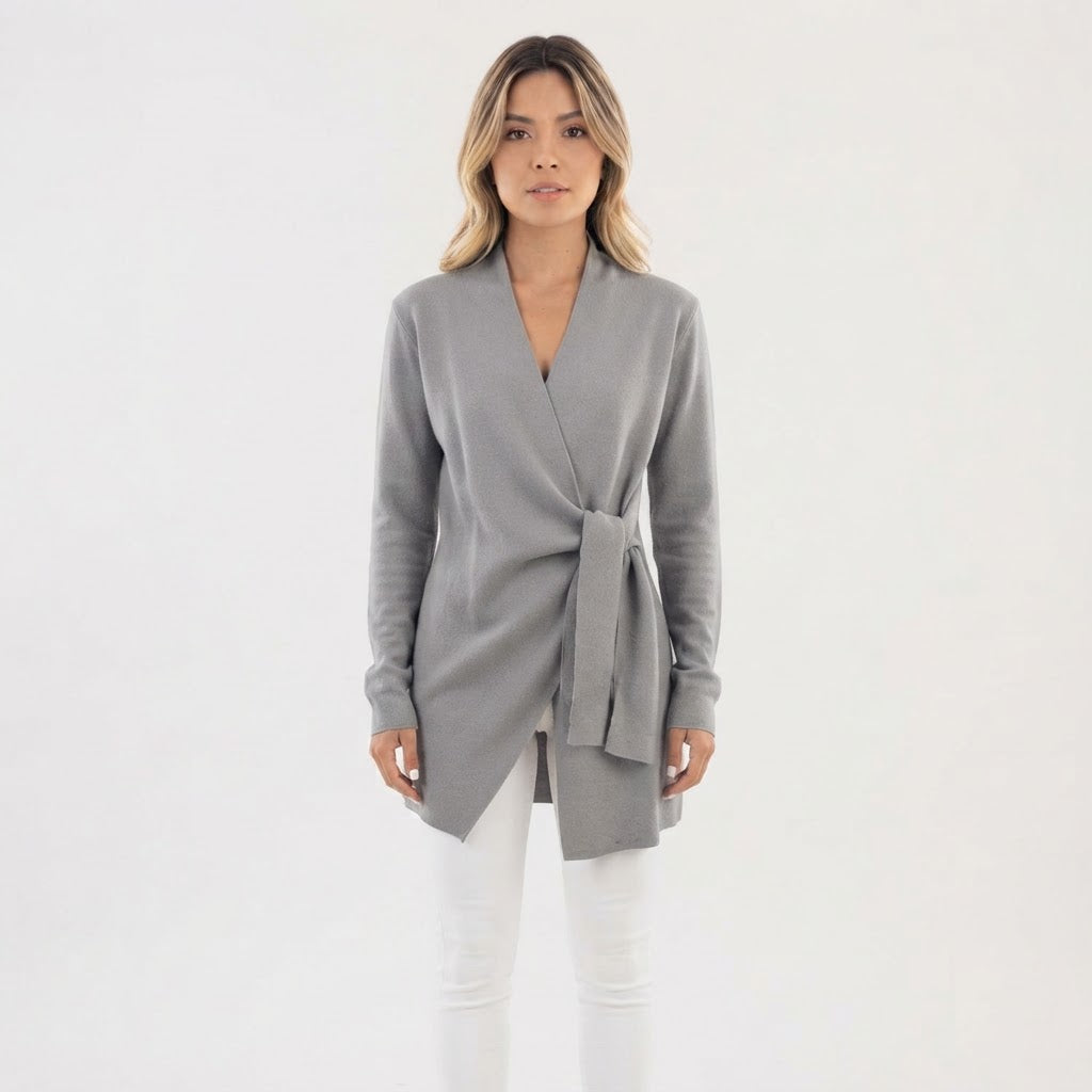 Blazer Cruzado con Lazada en Cintura