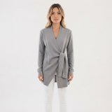Blazer Cruzado con Lazada en Cintura