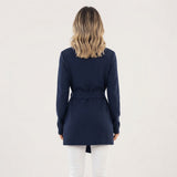 Blazer Cruzado con Lazada en Cintura