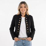 Blazer de Cuello Alto Entretiempo