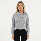 Sudadera con Detalle de Cuello