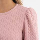 Sudadera con Mangas Abullonadas