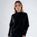Jersey Cuello Alto con Manga Murciélago