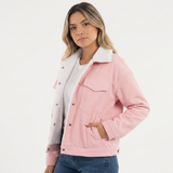 Chaqueta de Pana con Cuello Borreguito