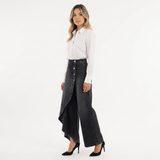 Pantalón Vaquero Ancho de Tiro Alto