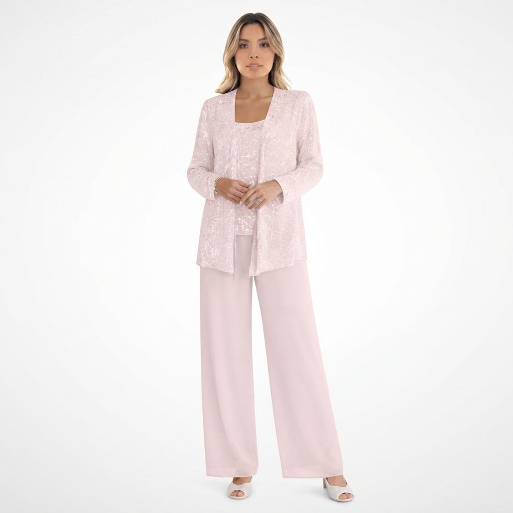 Conjunto Tres Piezas con Lentejuelas