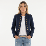 Blazer de Cuello Alto Entretiempo