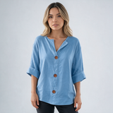 Blusa de Algodón y Lino