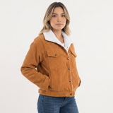 Chaqueta de Pana con Cuello Borreguito