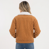 Chaqueta de Pana con Cuello Borreguito