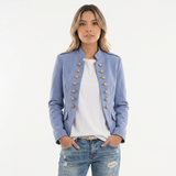 Blazer de Cuello Alto Entretiempo