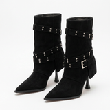 Botas de Punta con Tacón Aguja