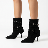 Botas de Punta con Tacón Aguja