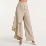 Pantalón Vaquero Ancho de Tiro Alto