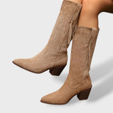 Botas Cowboy de Ante Sintético