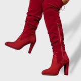 Botas Altas de Tacón Alto