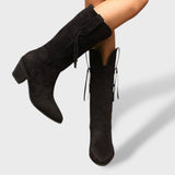 Botas Cowboy de Ante Sintético