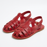 Sandalias Ortopédicas de Piel Casual
