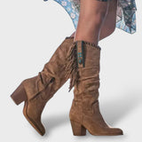 Botas Cowboy Ortopédicas con Flecos