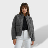 Chaqueta Acolchada Oversize de Invierno